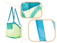 Ikonka Art.KX5867 Beach net bag shopping toys large XXL