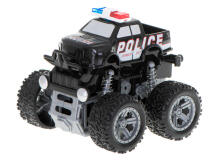 Ikonka Art.KX5663 Monster Truck apvidus auto ar disku policijas auto amortizatori 1:36