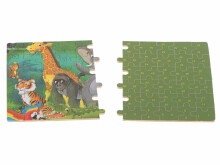 Ikonka Art.KX5298_1 Fairy tale puzzle elephant 60el