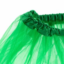 Ikonka Art.KX5072_3 Tiulio tutu sijonas kostiumas žalias