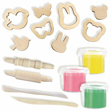 SES Eco dough with wooden tools
