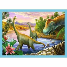 TREFL Palapelisetti Dinosaurus, 12, 15, 20 ja 24 palaa, 4 kpl