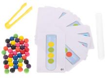 Ikonka Art.KX5297 Izglītojoša mozaīka krāsains montessori bumbiņas