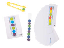 Ikonka Art.KX5297 Izglītojoša mozaīka krāsains montessori bumbiņas