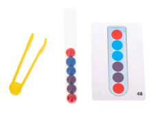 Ikonka Art.KX5297 Izglītojoša mozaīka krāsains montessori bumbiņas