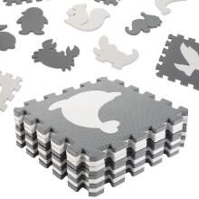 Bebe Basic Puzzle  Art.KX5207 Многофункциональный напольный пазл-коврик из 9 элементов