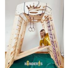 Kinderis Klasika  Art.A-UA-LAK-NER-KLAS-2 Koka sporta/ spēļu laukums(Izcila kvalitāte)