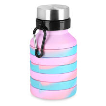 Spokey JUMP Art.941258 Collapsible silicone bottle 550 ml