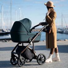 NordBaby Active Plus Emerald Green Art.263488  Комплект люлька+прогулочный блок+сумка
