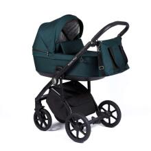NordBaby Active Plus Emerald Green Art.263488  Комплект люлька+прогулочный блок+сумка