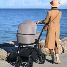 NordBaby Active Plus  Coffee Beige Art.263492  Комплект люлька+прогулочный блок+сумка