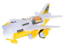 Ikonka Art.KX5987 Transporter aircraft + 6 cars construction vehicles side/front