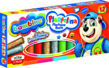 Ikonka Art.KX5483 BAMBINO Plastilīns classic 12 krāsas