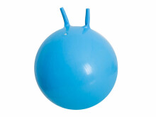 Ikonka Art.KX5384_1 Kengūros šokinėjimo kamuolys 65cm mėlynas