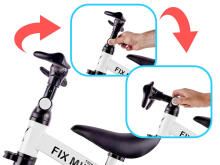 Ikonka Art.KX5377 Trike Fix Mini cross-country tricycle 3in1 with pedals white