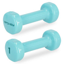 Spokey SHAPE Art.941965 A set of vinyl dumbbells/sport/gym 2x 1 kg
