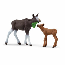 SCHLEICH WILD LIFE Moose with Calf (NatGeo)