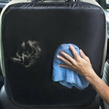 La bebe™ Car Seat Back Protector Avocado Art.148757 Black Aizsargpārvalks autosēdeklim (Autokrēsla atzveltnes aizsārgs, sēdekļa muguras pārsegs )