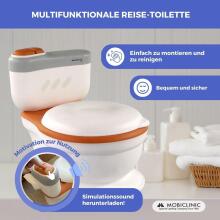 Mobiclinic® Potty Art.148764 bērnu podiņš ar izlādes skaņu, mazulim