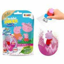 Craze Inkee Peppa Pig Art.43127 бомбочка для ванны + игрушка