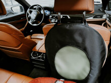 La bebe™ Car 2-Seat Protectors Set Avocado Art.148790 Green Cover me with Love and Avocuddle automobilinės kėdutės užvalkalas