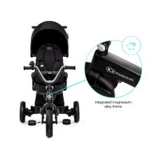 KinderKraft EasyTwist Art.KREASY00BLK0000 Black  Детский трехколесный велосипед