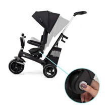 KinderKraft EasyTwist Art.KREASY00BLK0000 Black  Детский трехколесный велосипед