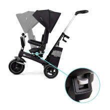 KinderKraft EasyTwist Art.KREASY00BLK0000 Black  Детский трехколесный велосипед