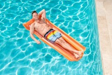 Ikonka Art.KX4999_2 BESTWAY 44013 Inflatable swimming mattress orange