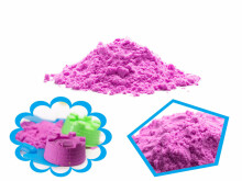 Ikonka Art.KX9568_6 Kinetinis smėlis 1 kg maišelyje, violetinės spalvos