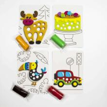 EcoToys City Radošais komplekts Modelēšanas masas  Play Dough Edu kids - Pirkstu spēle 