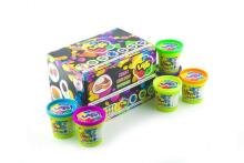EcoToys City Radošais komplekts Modelēšanas masas  Play Dough -  Neon 1 gab.