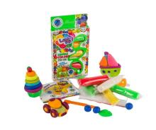 EcoToys City Radošais komplekts Modelēšanas mīkla Play Dough - Aroma 6 krāsas  