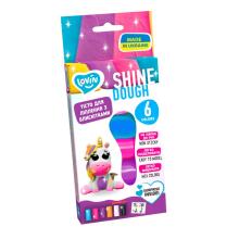 EcoToys City Radošais komplekts Modelēšanas mīkla Play Dough - Shine Asorti 6 krāsas 
