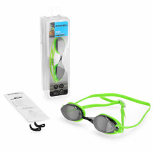 Swimming goggles with two stripes green Spokey SPARKI