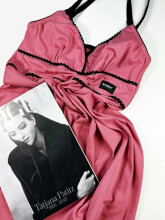 La Bebe™ Nursing Cotton Mia Art.136505 Pink Nursing Night dress