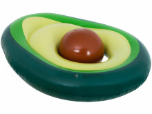 Ikonka Art.KX6158 Inflatable swimming mattress with avocado ball with seed 150cm XL