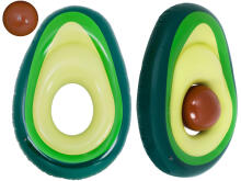Ikonka Art.KX6158 Inflatable swimming mattress with avocado ball with seed 150cm XL