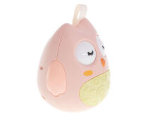 Ikonka Art.KX5985_1 Bubbled owl sensory swaying pink