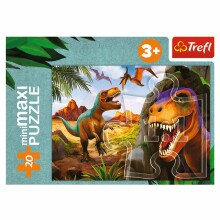 TREFL Mini Maxi pusle Dinosaurused 20 osa