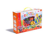 Ikonka Art.KX6680_1 Lokomotīve Vilciens domino puzzle caurspīdīgs