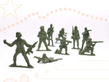Ikonka Art.KX6187 Karavīru militāro pamatņu figūru komplekts 114el.