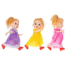 Ikonka Art.KX5122 Dolls dolls for dolls' house set of 3pcs 10cm