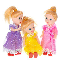 Ikonka Art.KX5122 Dolls dolls for dolls' house set of 3pcs 10cm