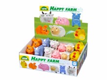 Colorbaby Toys Hapyy Farm Art.65523 Gumijas rotaļlieta Mājas dzīvnieki,1 gab