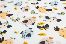 Sensillo Tourist Mattress Art.1661 BIRDS Матрасик складной для кроваток-манежей 120x60 см
