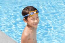 Ikonka Art.KX5011 BESTWAY 21002 Children's swimming goggles blue