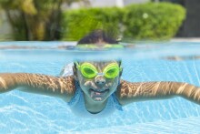 Ikonka Art.KX5011_1 BESTWAY 21002 Children's swimming goggles green