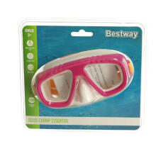 Ikonka Art.KX5010_2 BESTWAY 22011 Niršanas maska peldbrilles rozā krāsā