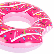 Ikonka Art.KX5003 BESTWAY 36118 Donut 107cm rozā peldēšanas ritenis